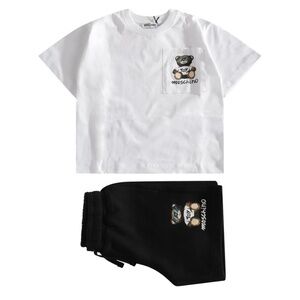 Moschino Kids Teddy Bear T-Shirt & Shorts Set – Size 6 – $45